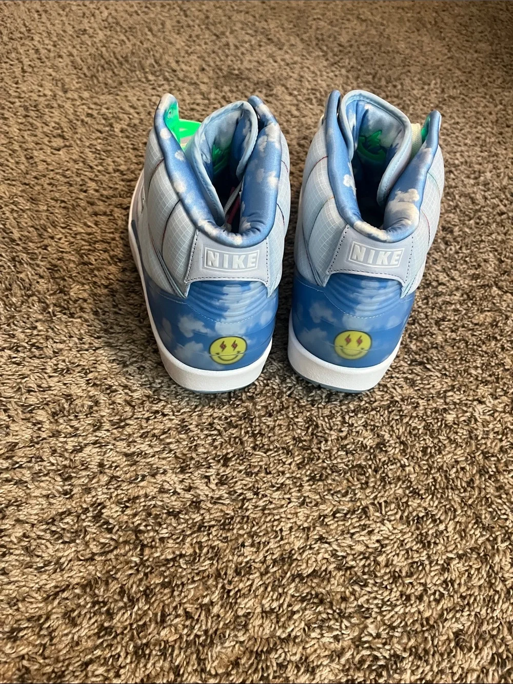 Retro Jordan 2s. Glow In Dark Tounge